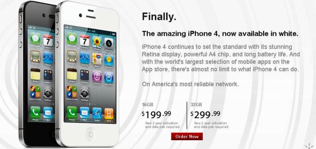 iPhone on Verizon